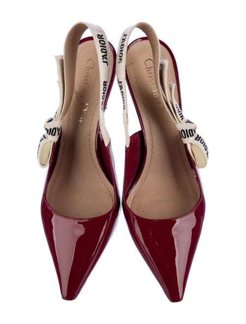 Christian Dior Patent Leather Slingback Pumps