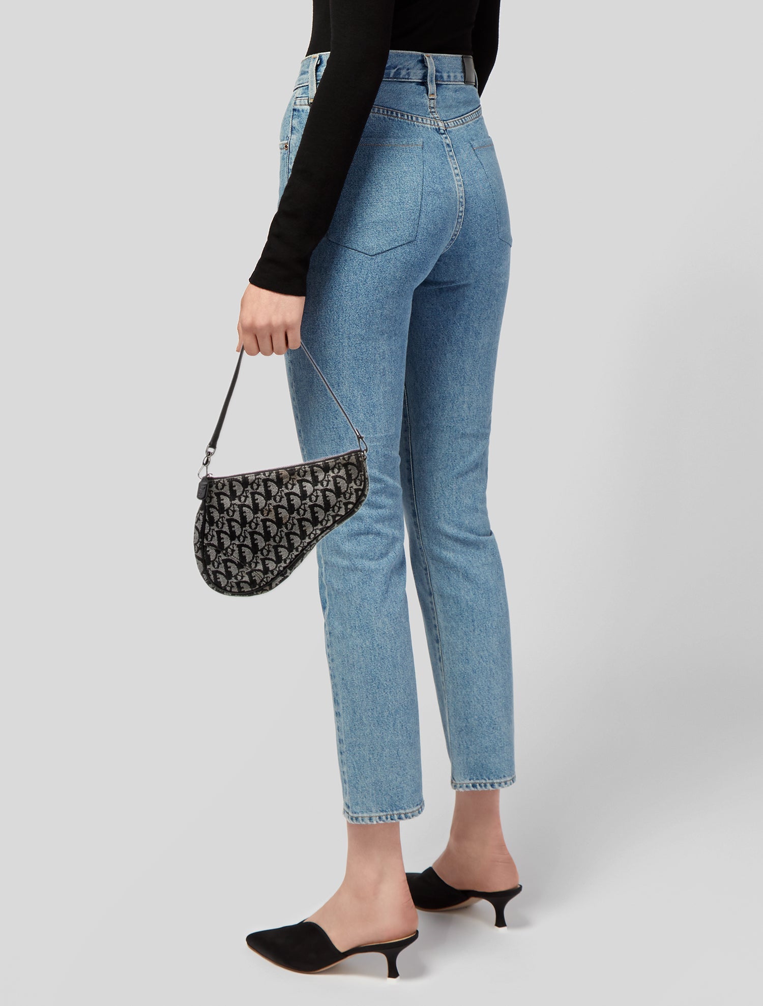 Christian Dior Diorissimo Saddle Pochette