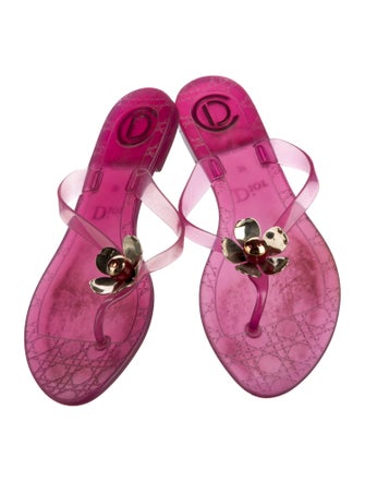Christian Dior Rubber Flip Flops