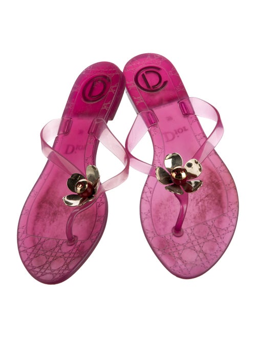 Christian Dior Rubber Flip Flops