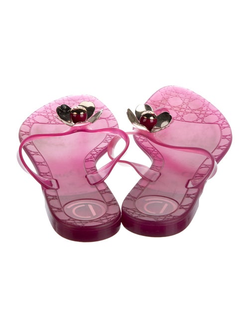 Christian Dior Rubber Flip Flops