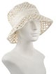 Christian Dior Open woven knit bucket hat