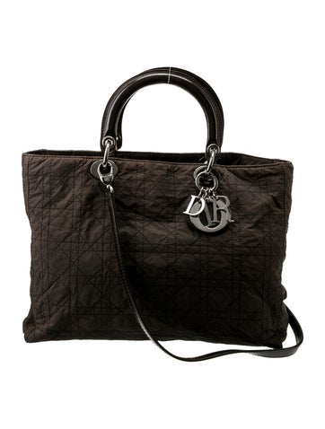 Christian Dior Handle Bags Cannage Lady Vintage