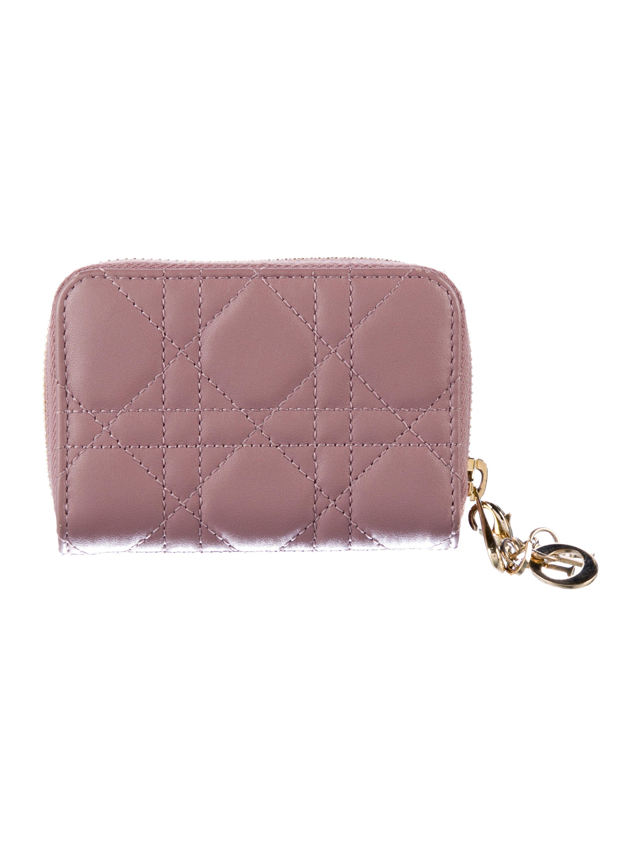 Christian Dior Cannage Pattern Leather Wallet