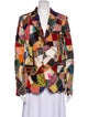Christian Dior Silk Floral Print Blazer