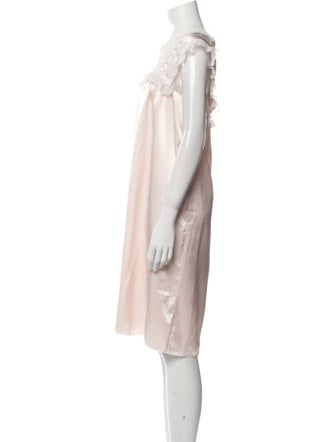 Christian Dior Embroidered Accent Nightgown