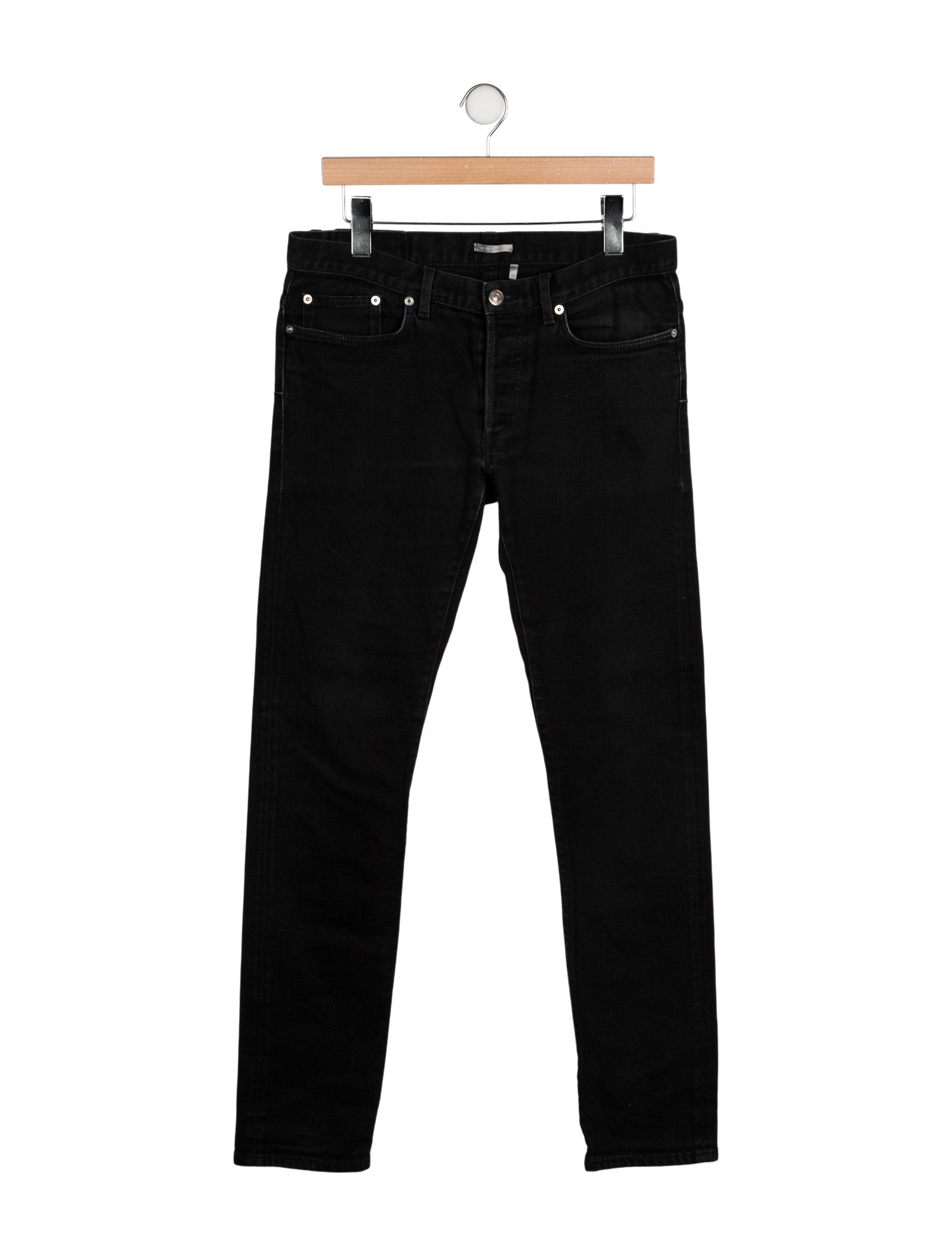 Christian Dior Mid-Rise Straight Leg Jeans