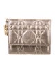 Christian Dior 2022 Lady Dior Lotus Wallet