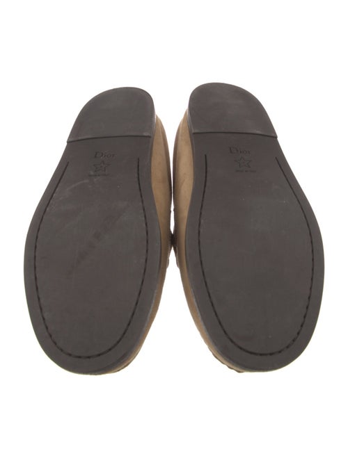 Christian Dior Suede Fur Trim Mules