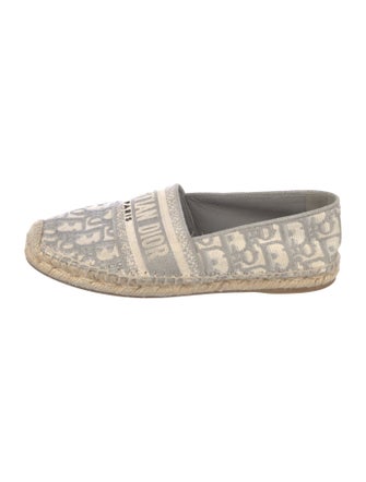Christian Dior Oblique Jacquard Canvas Espadrilles