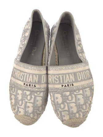 Christian Dior Oblique Jacquard Canvas Espadrilles