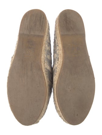 Christian Dior Oblique Jacquard Canvas Espadrilles