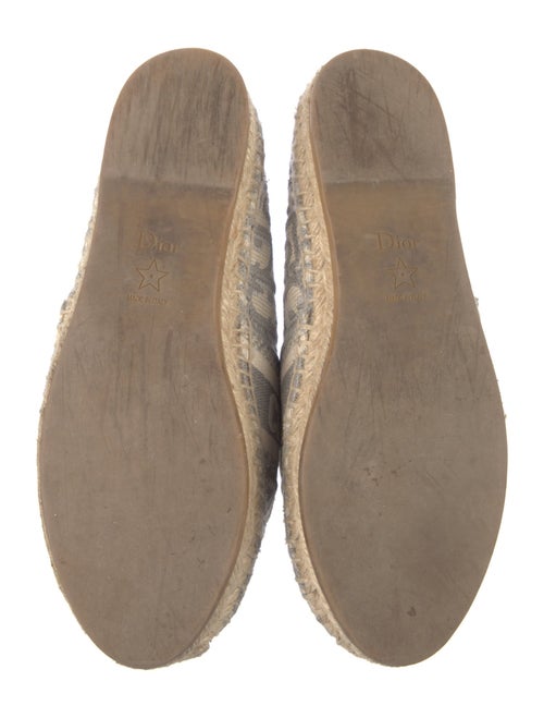 Christian Dior Oblique Jacquard Canvas Espadrilles