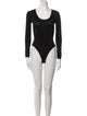 Christian Dior Scoop Neck Long Sleeve Bodysuit