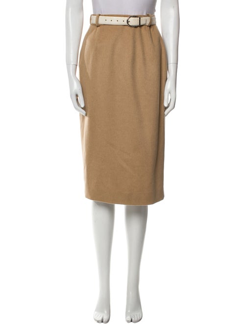 Christian Dior Silk Knee-Length Skirt
