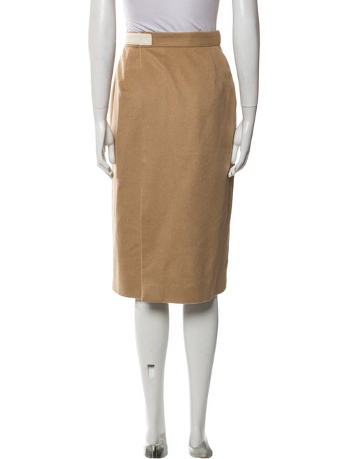 Christian Dior Silk Knee-Length Skirt