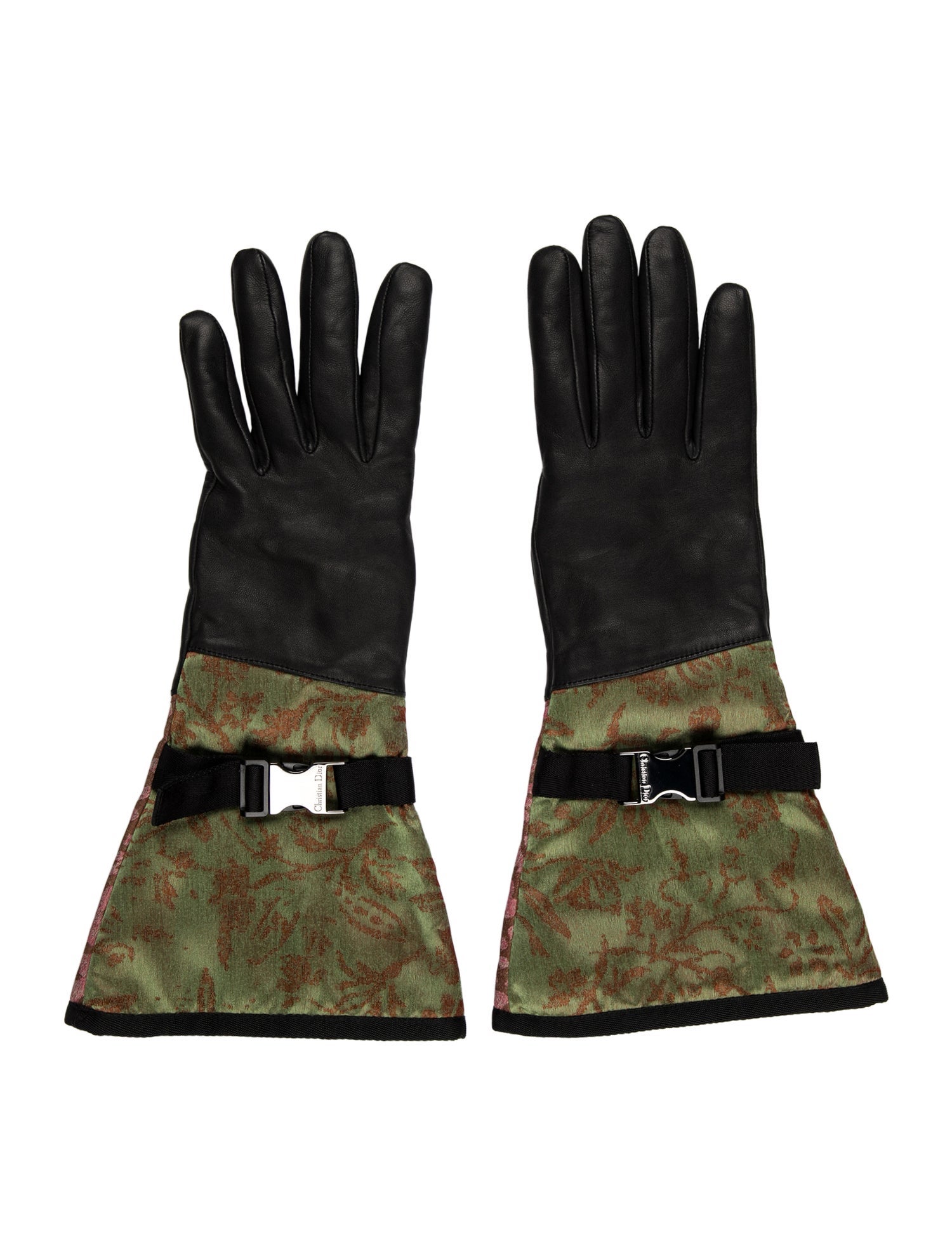 Christian Dior Patterned Gloves