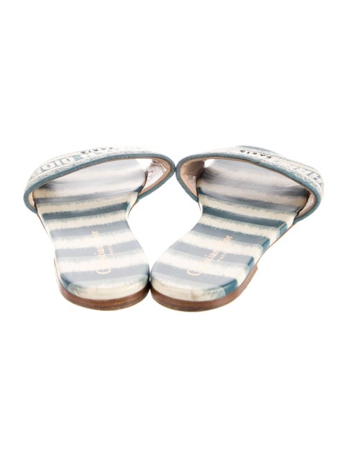 Christian Dior Dway Canvas Slides