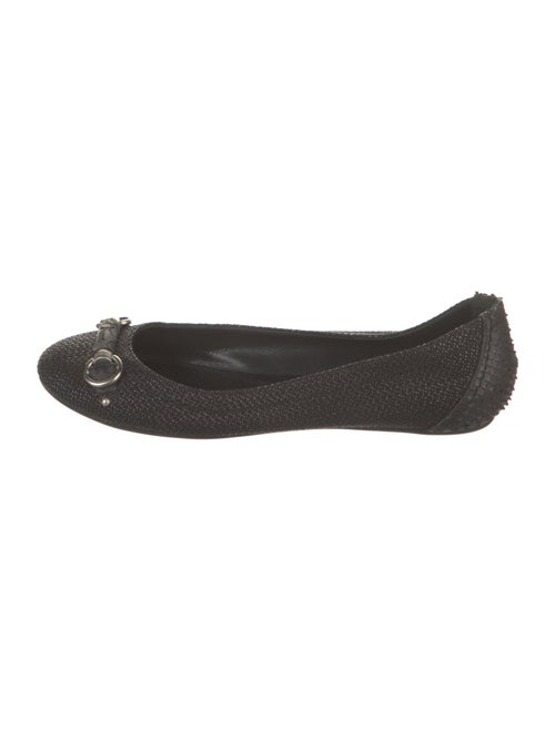 Christian Dior Raffia Ballet Flats