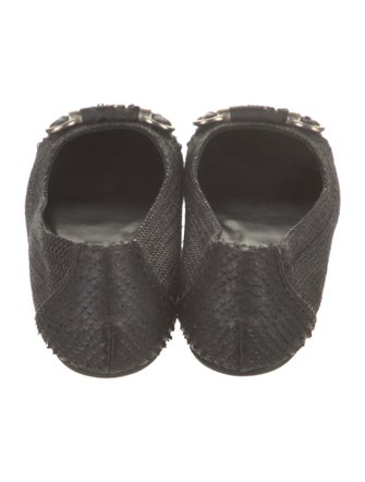 Christian Dior Raffia Ballet Flats