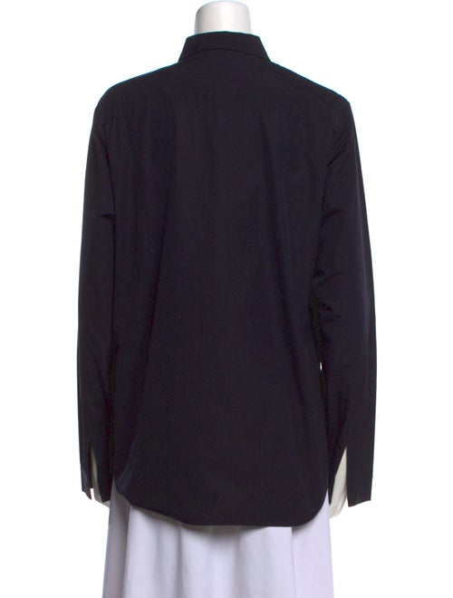 Christian Dior Long Sleeve Button-Up Top