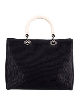 Christian Dior Raffia Lady Dior Vintage