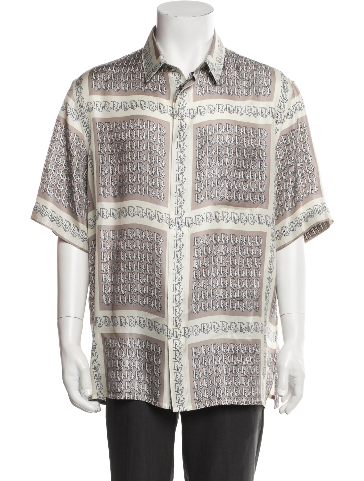 DIOR MEN Silk Printed Shirt
