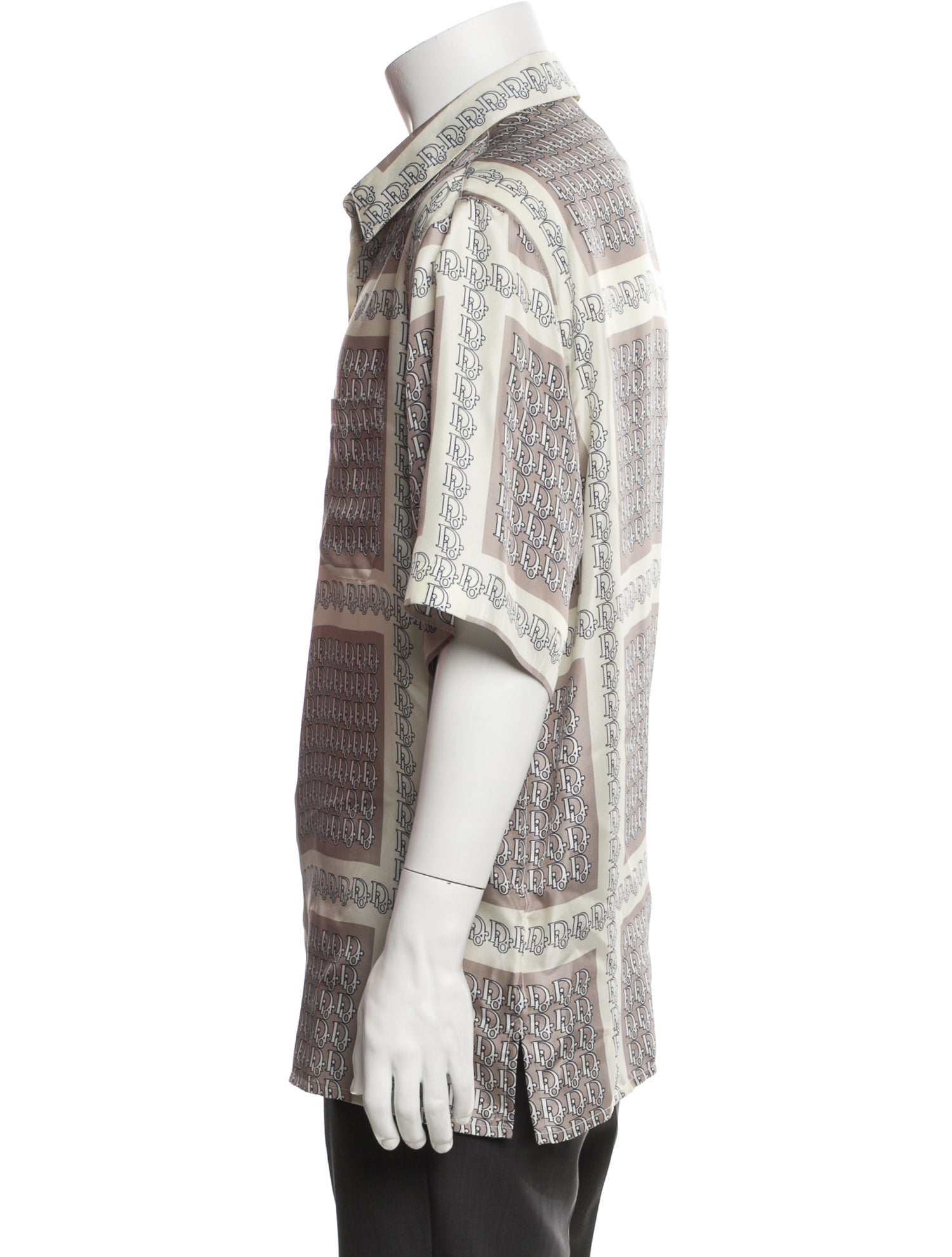 DIOR MEN Silk Printed Shirt