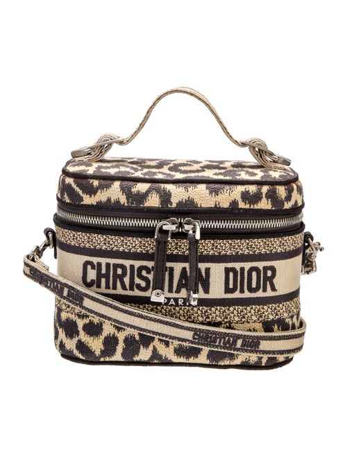 Christian Dior Canvas Mizza Vanity Small