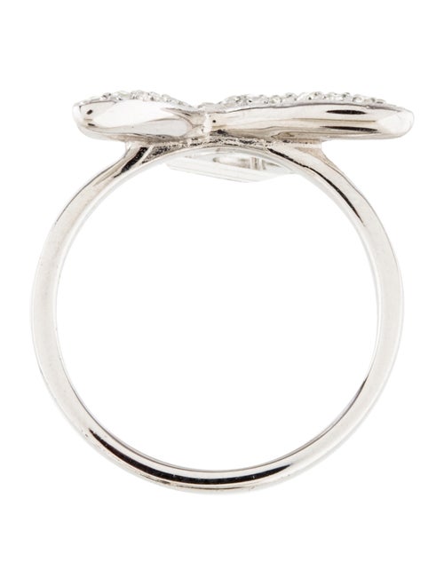 Christian Dior Logo Butterfly Ring Rings CHR49999 The RealReal