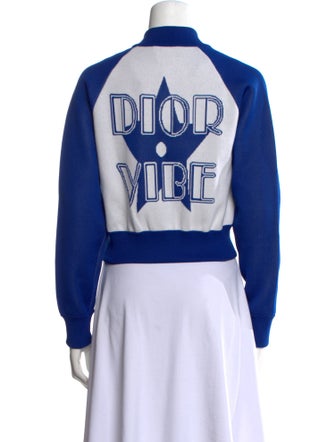 Christian Dior Mock Neck Long Sleeve Sweatshirt