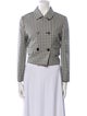 Christian Dior 2022 Houndstooth Print Blazer