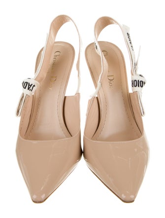 Christian Dior Patent Leather Slingback Pumps