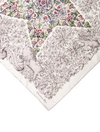 Christian Dior Silk Printed Scarf