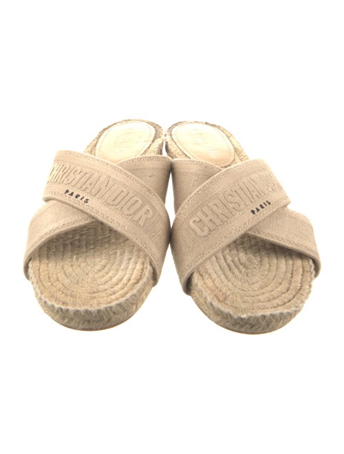 Christian Dior Canvas Printed Espadrilles
