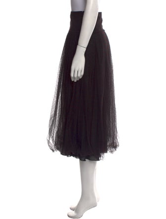 Christian Dior Mesh Midi Length Skirt