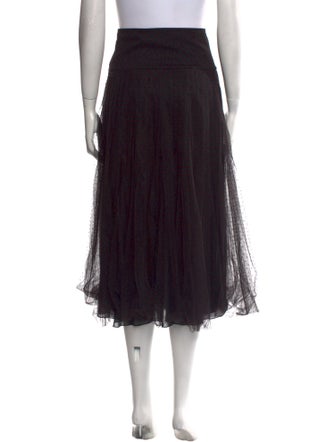 Christian Dior Mesh Midi Length Skirt