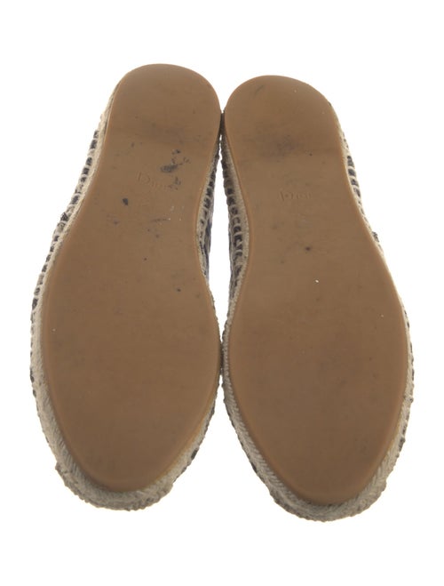 Christian Dior Oblique Jacquard Canvas Espadrilles