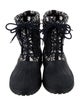 Christian Dior Oblique Jacquard Nylon Combat Boots