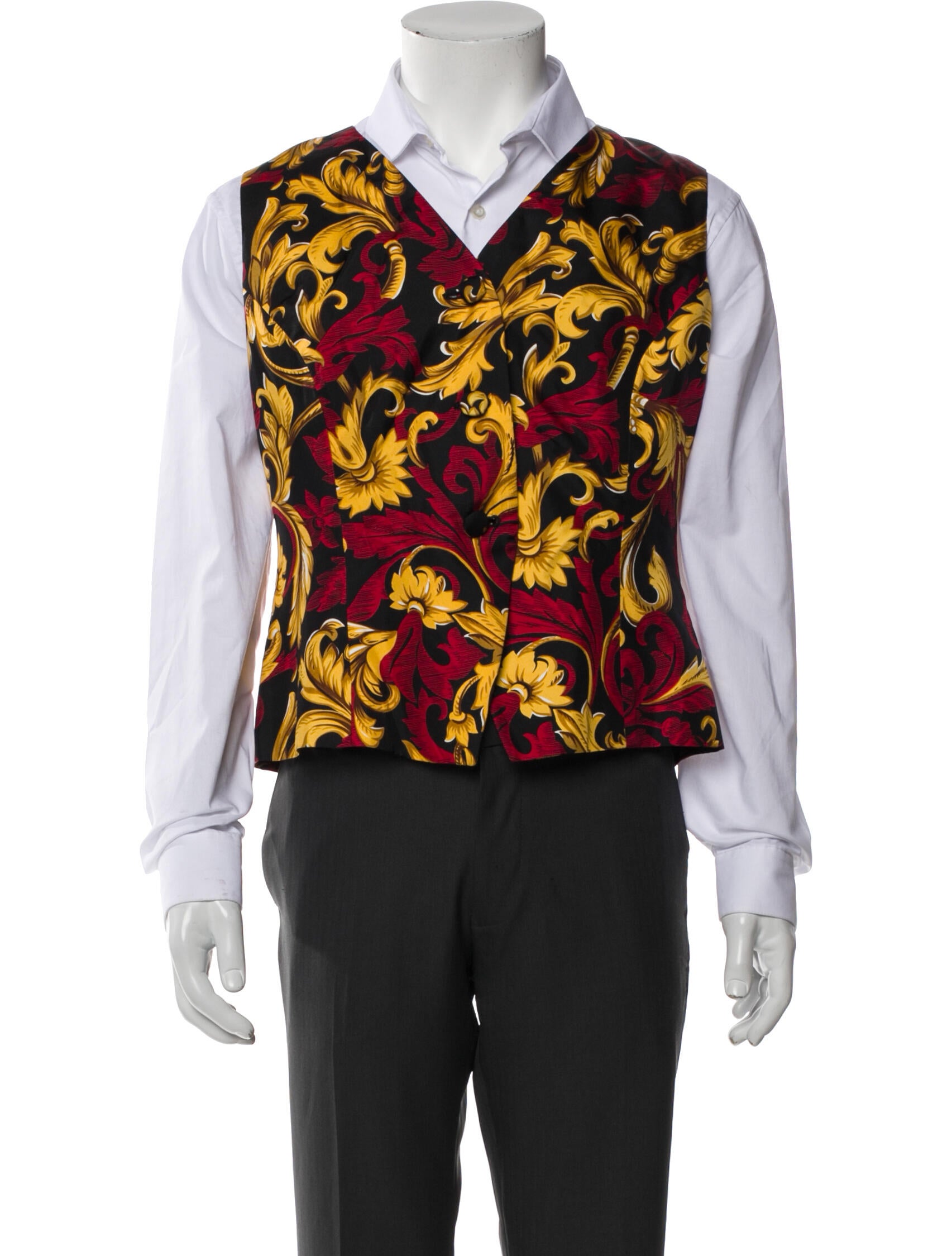 Christian Dior Silk Printed Suit Vest