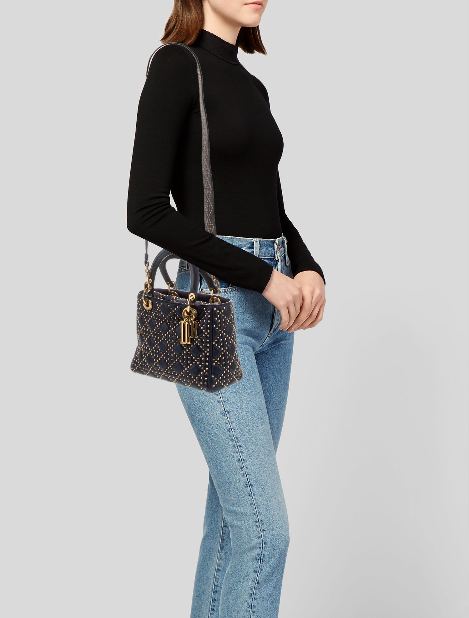 Christian Dior Cannage Lady Dior Medium