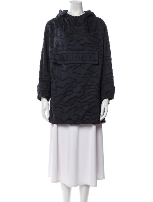 Christian Dior Mock Neck Long Sleeve Hoodie