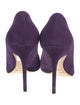 Christian Dior Suede D'Orsay Pumps
