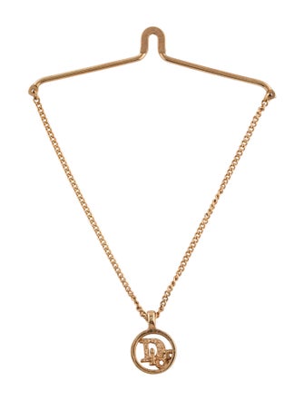 Christian Dior Vintage Logo Tie Chain