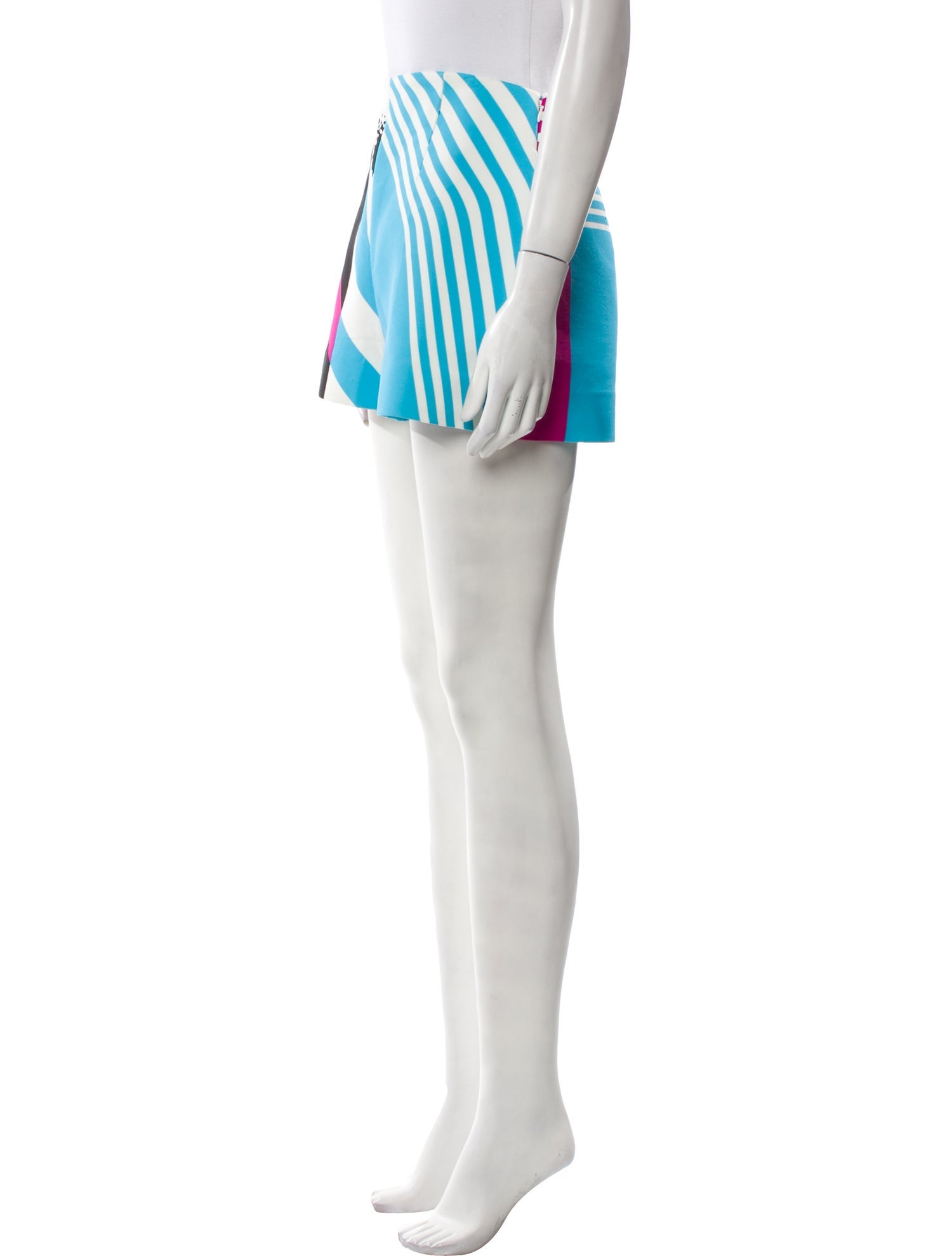 Christian Dior Striped Mini Shorts