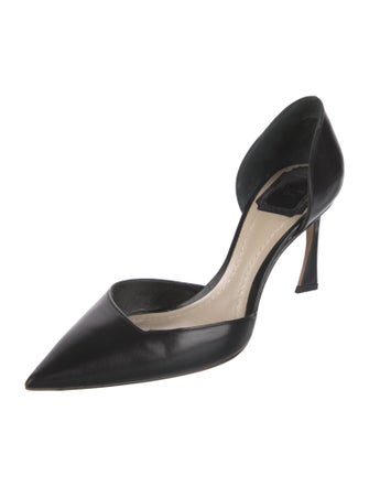 Christian Dior Leather D'Orsay Pumps