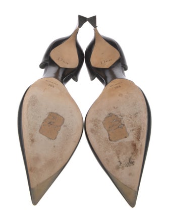 Christian Dior Leather D'Orsay Pumps
