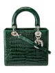 Christian Dior Crocodile Lady Dior Medium