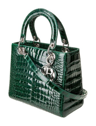 Christian Dior Crocodile Lady Dior Medium