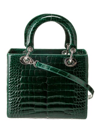 Christian Dior Crocodile Lady Dior Medium